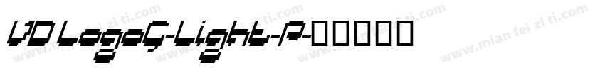 VD LogoG-Light-P字体转换